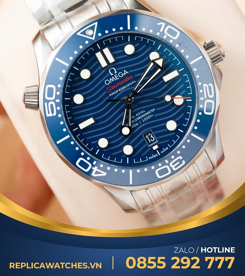 Omega Seamaster Diver 300m Blue dial replica