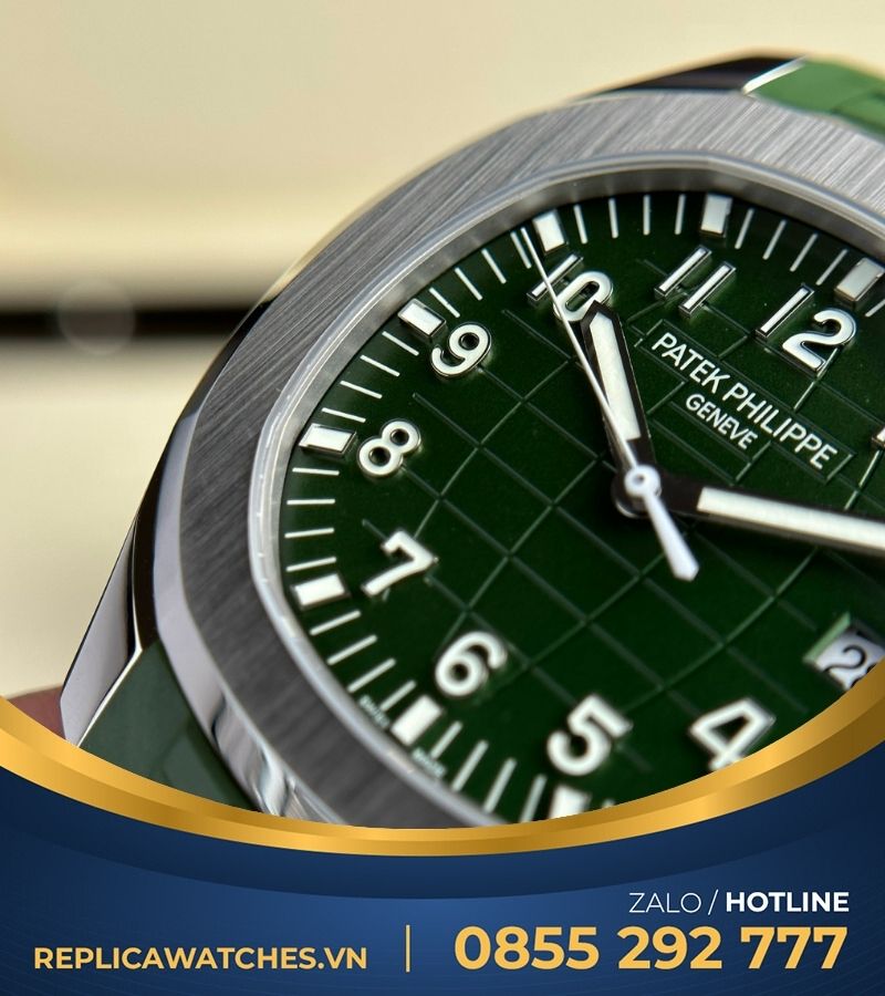 Đồng hồ Patek Philippe Aquanaut 5168 green replica