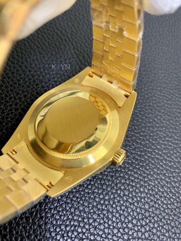 Rolex Datejust Độ Vàng khối 18k Kim Cương Thiên Nhiên