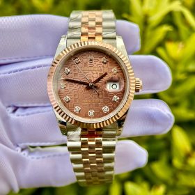 Đồng Hồ Rolex Datejust Super Fake 1:1 36 Mặt Số Vi Tính Chocolate