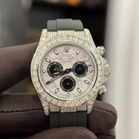 Đồng Hồ Rolex Fake Cosmograph Daytona 116509 Mặt Số Thiên Thạch Dây Cao Su