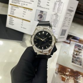 Đồng Hồ Hublot 1:1 Classic Fusion Orlinski Titanium 40mm Kim Cương Thiên Nhiên