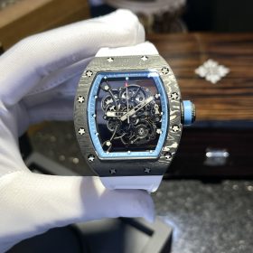 Đồng Hồ Richard Mille Rep 1:1 RM055-CA-RG Black Dây Trắng