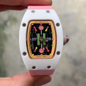 ​​​​​​​Đồng Hồ Nữ Richard Mille Siêu Cấp RM 07-03 Litchi Ceramic