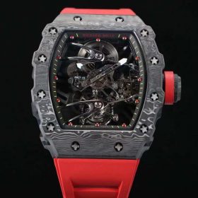 Đồng hồ Richard Mille Fake RM 27-02 Tourbillon Dây Đỏ