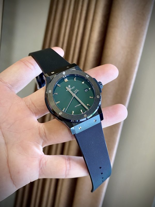 Đồng Hồ Hublot Classic Fusion Ceramic 42mm Xanh lá