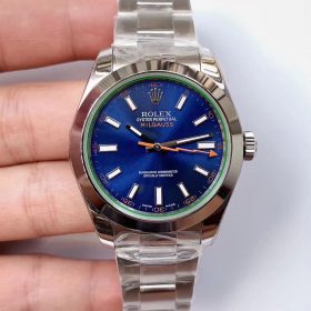 Đồng hồ Rolex Milgauss 116400gv Vỏ Trắng Mặt Xanh Rep 1:1