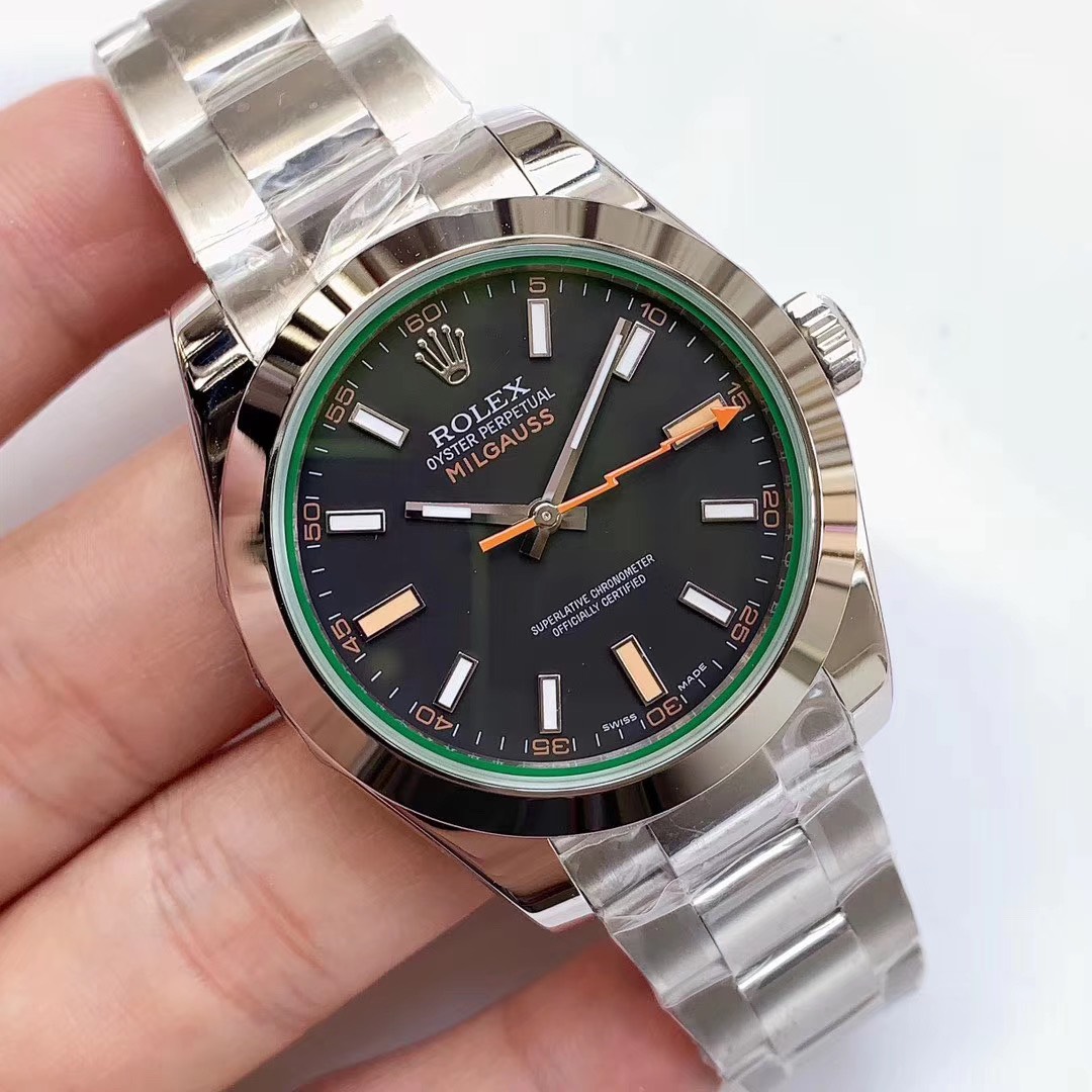 Đồng hồ Rolex Milgauss 116400gv Vỏ Trắng Replica