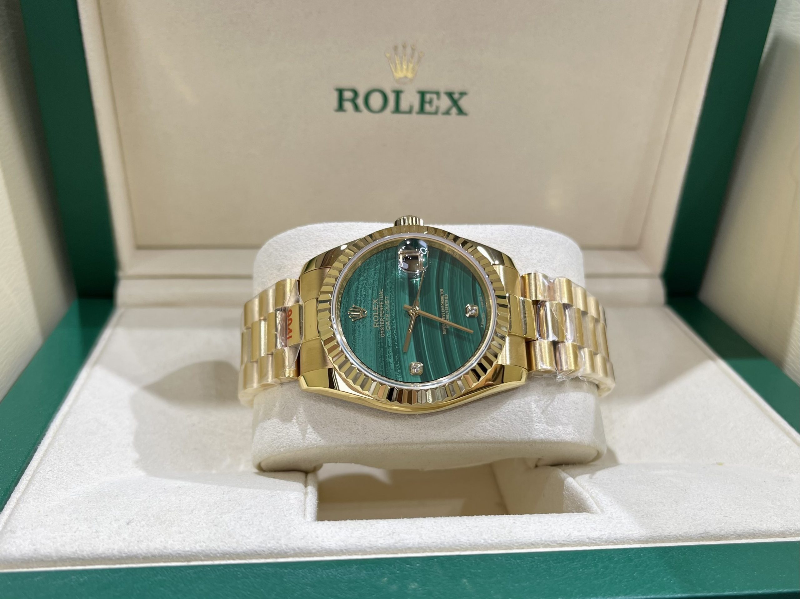 Rolex Day-Date 36MM 118239 Mặt Số Sóng xanh Rep 1:1