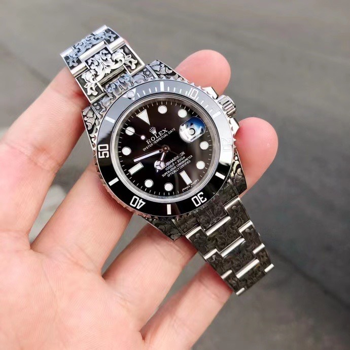 Rolex Submariner 126610LN Mặt Số Đen Đổ Vỏ Replica