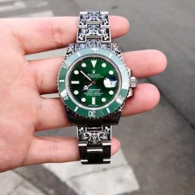 Rolex Submariner Date 116610LV Mặt số xanh lá Replica