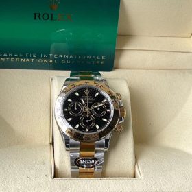 Rolex Cosmograph Daytona 116503 Mặt Số Đen Cọc Số Dạ Quang Replica