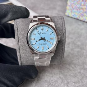 Rolex Oyster Perpetual 124300 41mm Niềng trơn mặt xanh ngọc King Factory