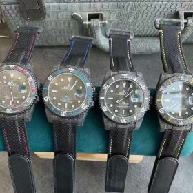 Đồng Hồ Rolex Submariner độ mặt đen vỏ carbon