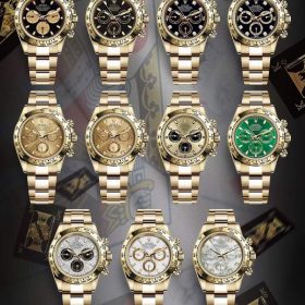 BST Rolex Cosmograph Daytona 116508 40MM Vàng Vàng Rep 1:1