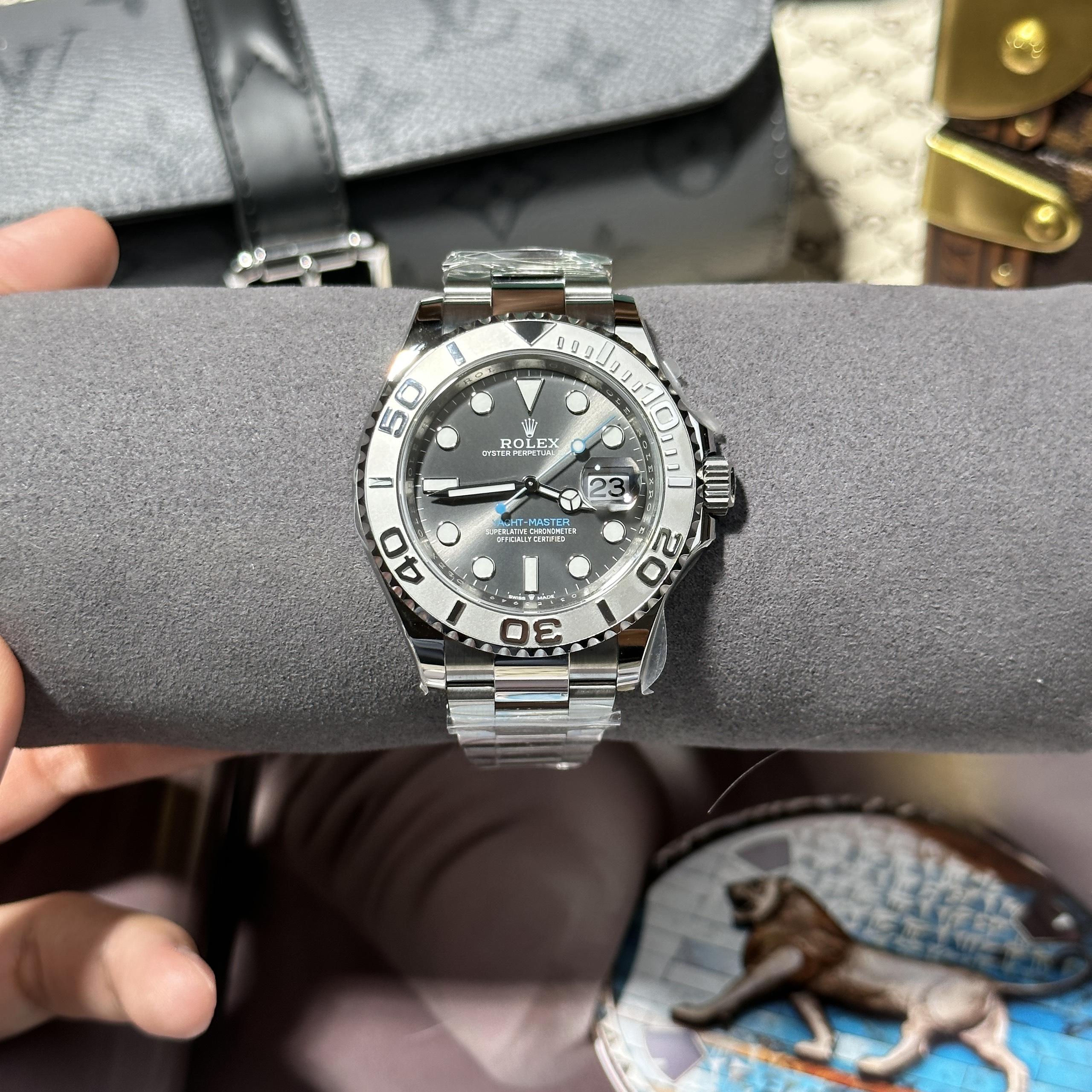 Rolex Yacht-Master 40 126622 Mặt Số Xám Phiên Bản Mới Replica