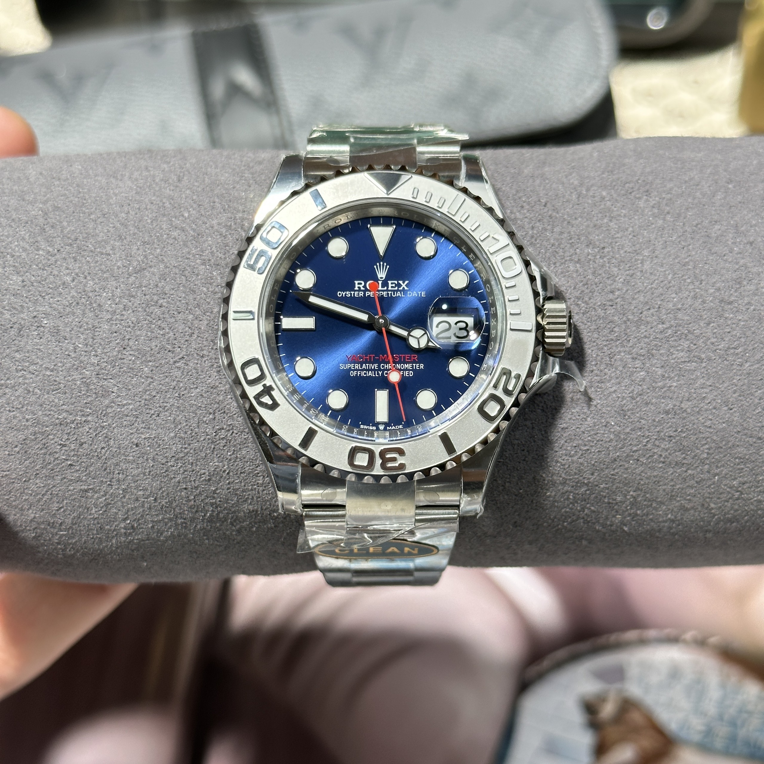 Rolex Yacht-Master 40 126622 Mặt Số Xanh Navy Phiên Bản Mới Replica