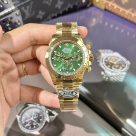 Rolex Cosmograph Daytona 116508 40MM Mặt Xanh Lá Loki Vỏ Mạ Vàng Clean Factory