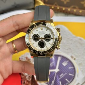 Rolex Daytona Cosmograph 116518 40MM Mặt Số Thiên Thạch Vỏ Vàng Vàng Noob Factory Replica