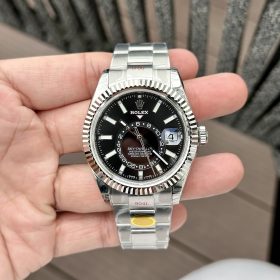 Rolex Sky Dweller 336934 Mặt Số Đen Dây Đeo Oyster Rep1:1