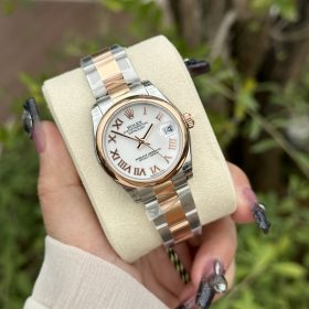 Rolex Datejust 31 278271 Cọc Số La Mã Dây Đeo Oyster Nữ Rep 1:1