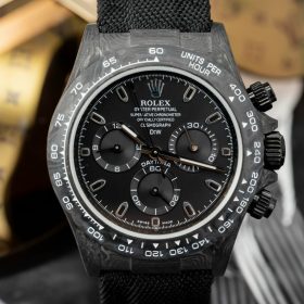 Rolex DIW Daytona Forged Carbon Full Đen 40MM JH Factory Replica