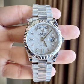 Rolex Day-Date 40 228239 Mặt Số Đá Thiên Thạch Replica