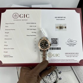 Rolex Yacht-Master 40 116621 Mặt Số Chocolate Dây Demi Bọc Vàng Hồng Replica