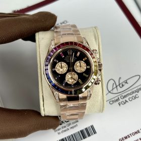 Rolex Cosmograph Daytona 116595RBOW Mặt Số Đen Bọc Vàng Hồng 18k