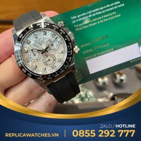 Đồng hồ rolex daytona Mặt MOP vân mây tinh chỉnh , cọc số kim cương