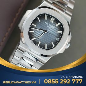 Patek philippe nautilus 5711 blue tinh chỉnh mặt, dây, lịch chuẩn auth 99%