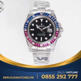 Rolex GMT master viền đá cao cấp