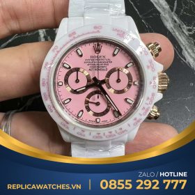 Đồng hồ rolex daytona pink dial vỏ ceramic