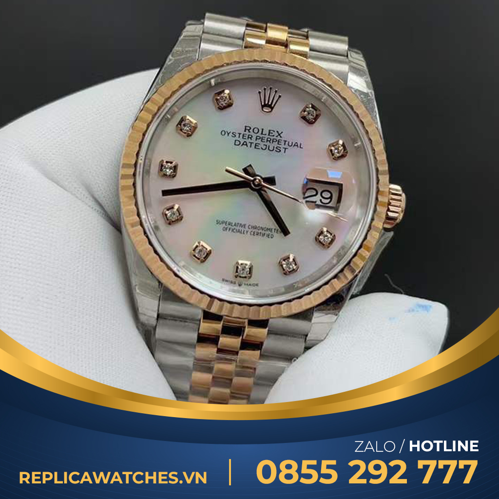 Rolex datejust 31mm lady demi MOP dial