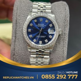 Rolex datejust 31mm blue dial replica