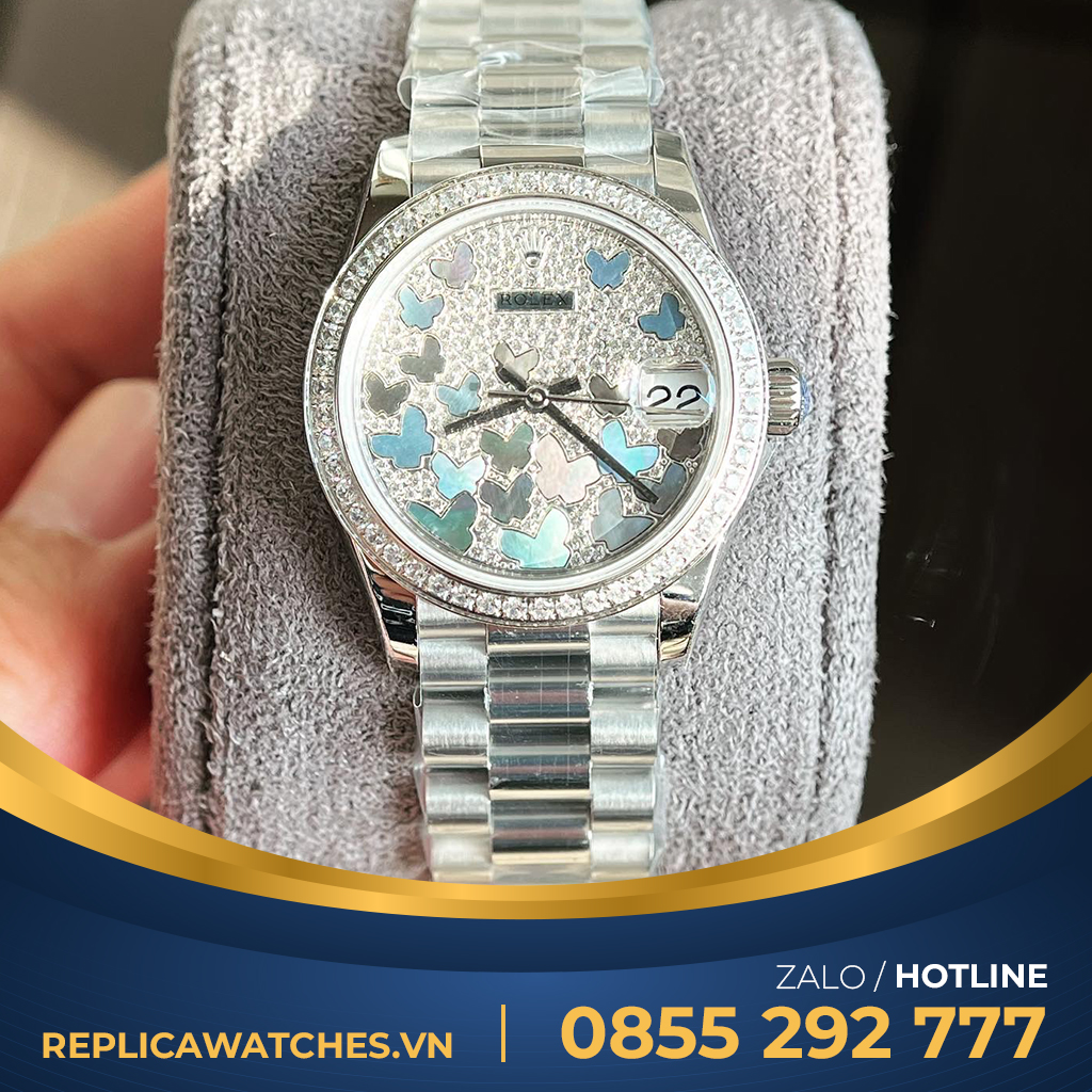 Rolex datejust 31mm butterfly replica