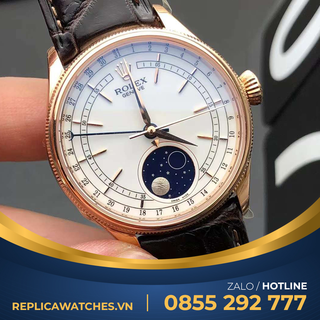 Rolex cellini moonphase rose gold fake