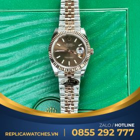 Rolex datejust 126331 demi rose gold fake