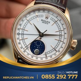 Rolex cellini moonphase roe gold