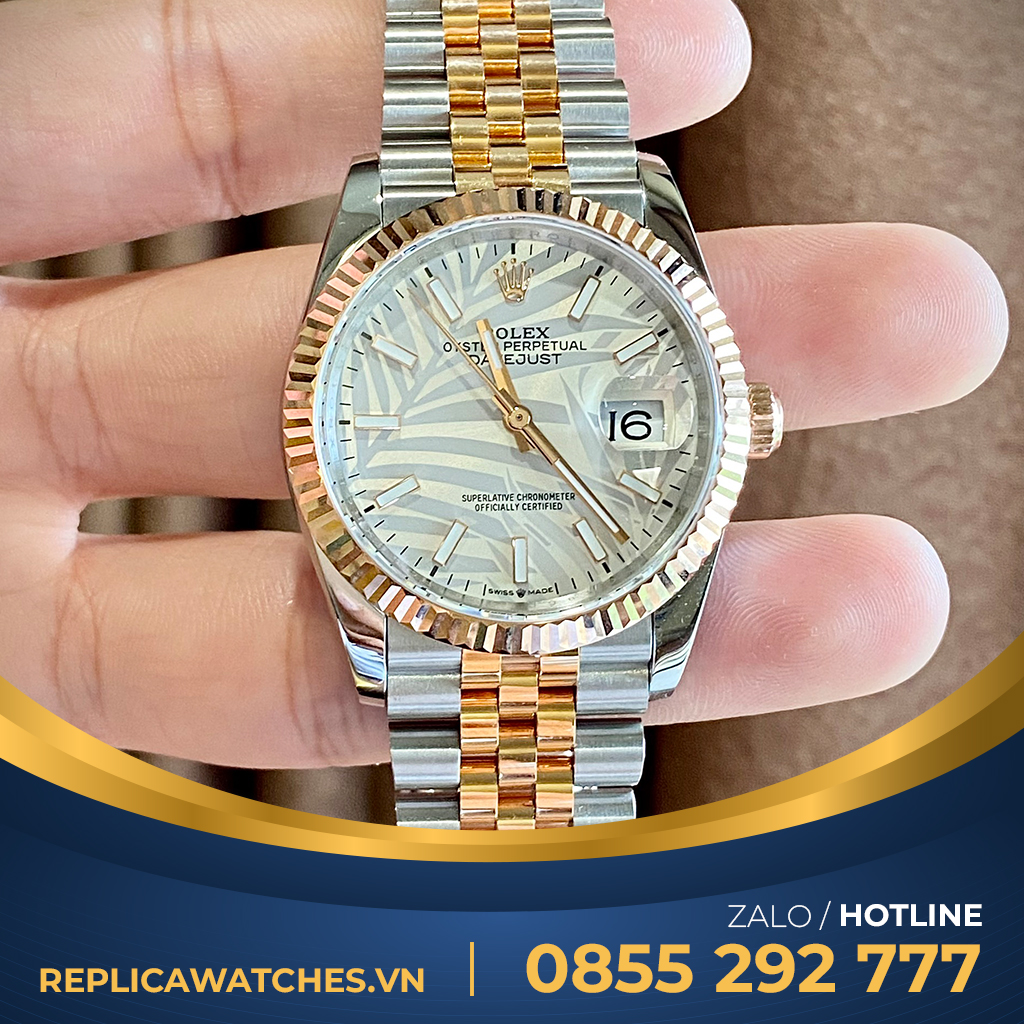 Rolex datejust 36mm 126234 bọc vàng