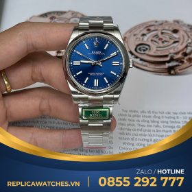 Rolex Oyster Perpetual blue dial fake