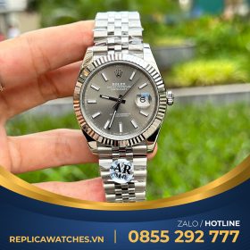 Rolex datejust 41mm mặt gray AR factory