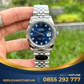 Rolex datejust rep 11 41mm mặt blue clean factory