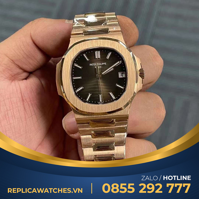 Patek philippe nautilus 5711r vàng hồng 18k chế tác