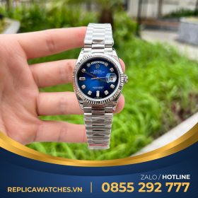 Rolex daydate 36mm blue dial ew facroty