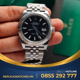 Đồng hồ rolex fake datejust máy 3235 cọc số dạng quang