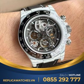 Rolex daytona chế tác vỏ carbon mặt skelaton benzel ceramic