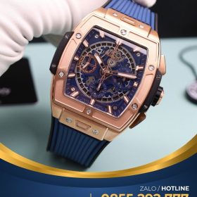 Đồng hồ Hublot Spirit Of Big Bang King Gold 42mm blue dial