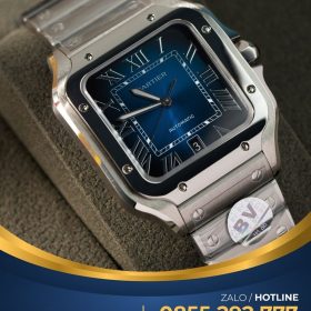 Đồng hồ Cartier Santos de cartier blue dial rep 1:1