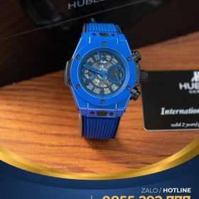 Đồng hồ Hublot Bigbang One Click UNICO blue ceramic 44mm rep 1:1